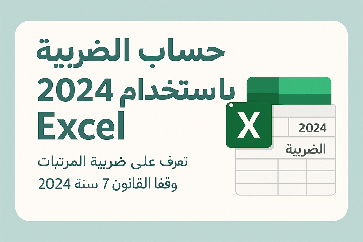 شيت حساب ضريبة 2024 على المرتبات والدخل باستخدام Excel