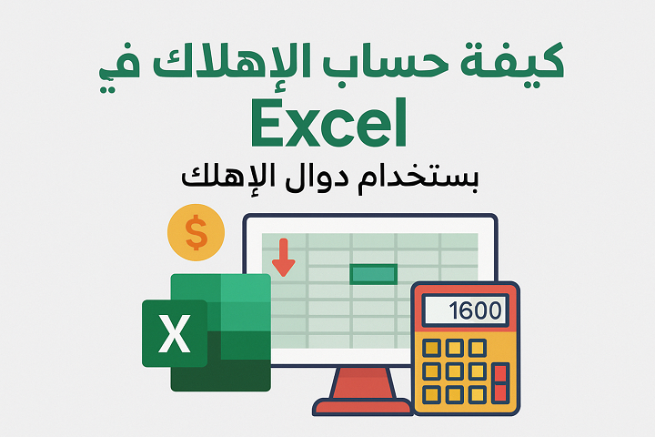شيت كيفية حساب الإهلاك في Excel