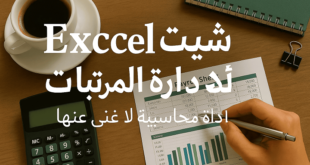 شيت Excel لادارة المرتبات أداة محاسبية لا غنى عنها