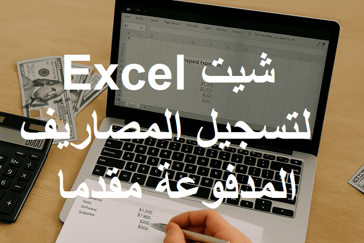  نموذج اكسل للمصروفات المدفوعة مقدما
