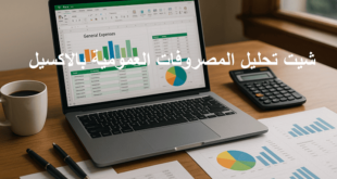 شيت تحليل المصروفات العمومية بالاكسيل