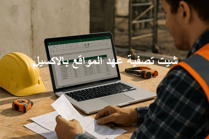شيت تصفية عهد المواقع بالاكسيل