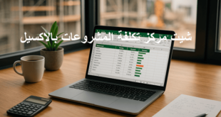 شيت مركز تكلفة المشروعات بالاكسيل