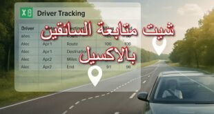 شيت متابعة السائقين بالاكسيل
