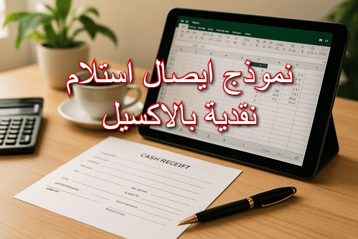 نموذج ايصال استلام نقدية بالاكسيل