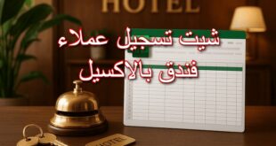شيت تسجيل عملاء فندق بالاكسيل