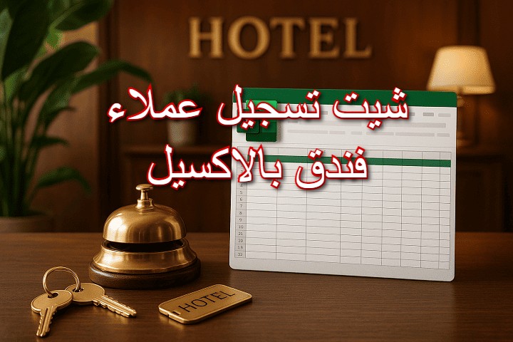 مكتبه المحاسب العربي | شيت تسجيل عملاء فندق بالاكسيل