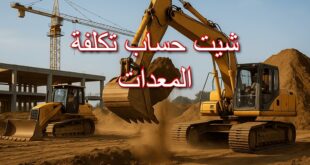 شيت حساب المعدات بالساعة والدقيقة بالاكسيل
