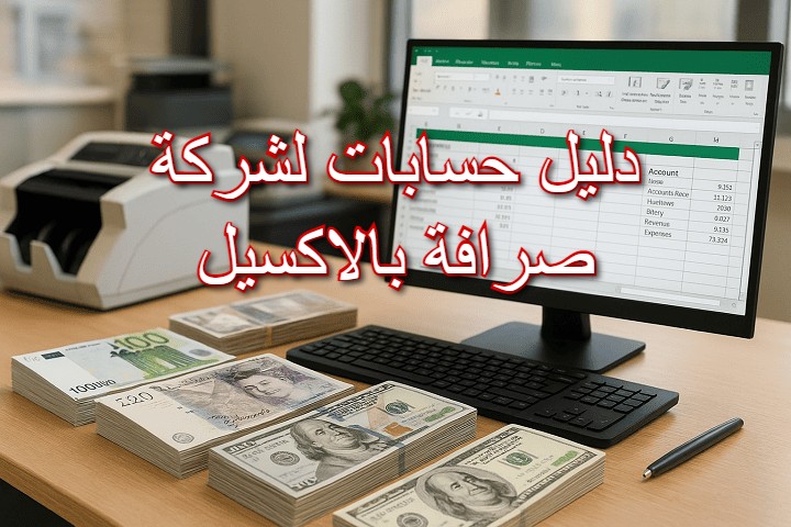 دليل حسابات لشركة صرافة بالاكسيل