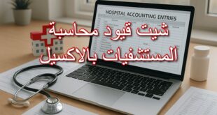 شيت قيود محاسبة المستشفيات بالاكسيل
