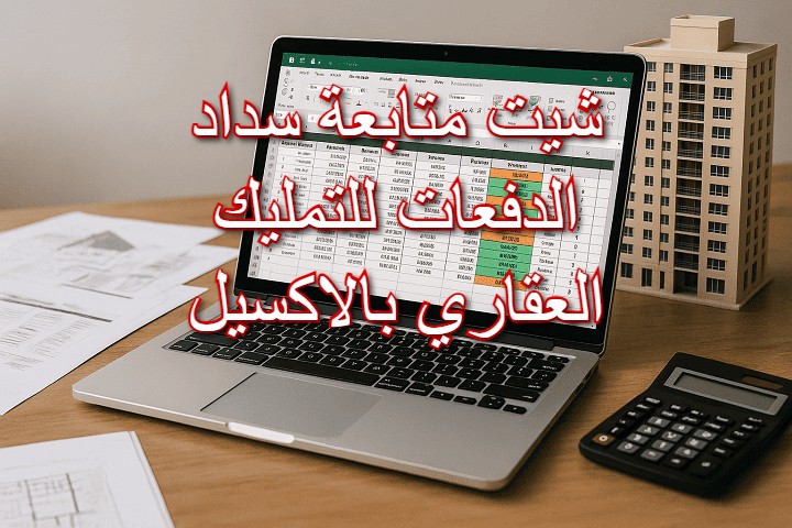 شيت متابعة سداد الدفعات للتمليك العقاري بالاكسيل