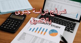 نموذج دراسة جدوى بالاكسيل