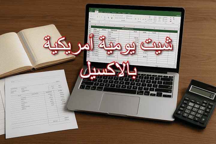 شيت يومية أمريكية بالاكسيل
