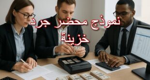 نموذج محضر جرد خزينة