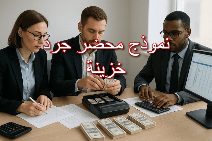 نموذج محضر جرد خزينة