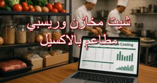 شيت مخازن وريسبي مطاعم بالاكسيل