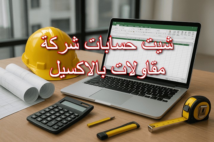 شيت حسابات شركة مقاولات بالاكسيل