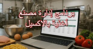 برنامج إدارة مصنع أغذية بالاكسيل