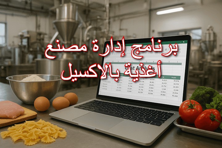 برنامج إدارة مصنع أغذية بالاكسيل