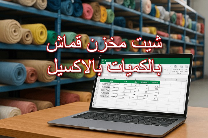 مخزن قماش بالكميات بالاكسيل