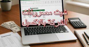 شيت حساب مصروفات الشركة بالاكسيل