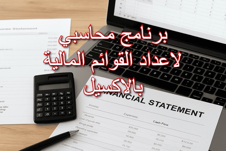 برنامج محاسبي لاعداد القوائم المالية بالاكسيل