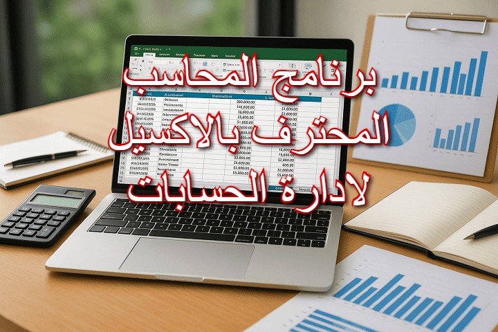 برنامج المحاسب المحترف بالاكسيل لادارة الحسابات