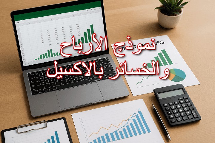 نموذج الأرباح والخسائر بالاكسيل